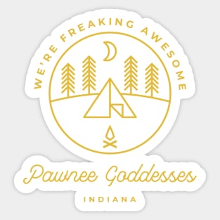 Pawnee Goddesses Sticker